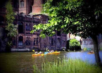 Szczecińska Wenecja - widok od strony wody (Odry) Źródło: Visit Szczecin