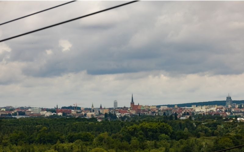 Widok na Panoramę Szczecina