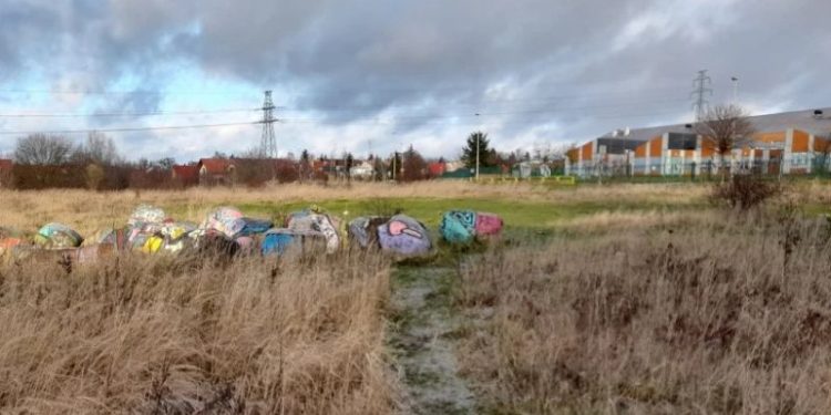Tutaj powstanie no park przy ul. Złotowskiej w Szczecinie - realizacja ze Szczecińskiego Budżetu Obywatelskiego
