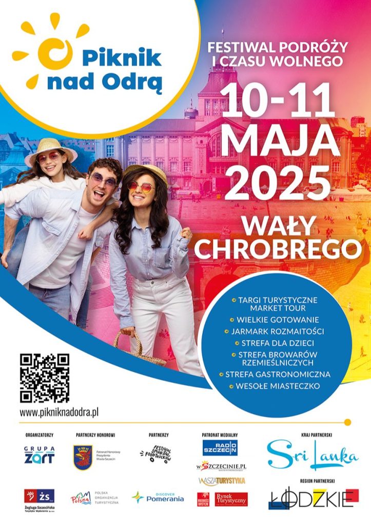 Plakat Pikniku nad Odrą 2025 w Szczecinie
