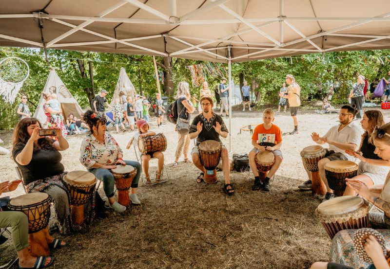 zajęcia gry na bębnach