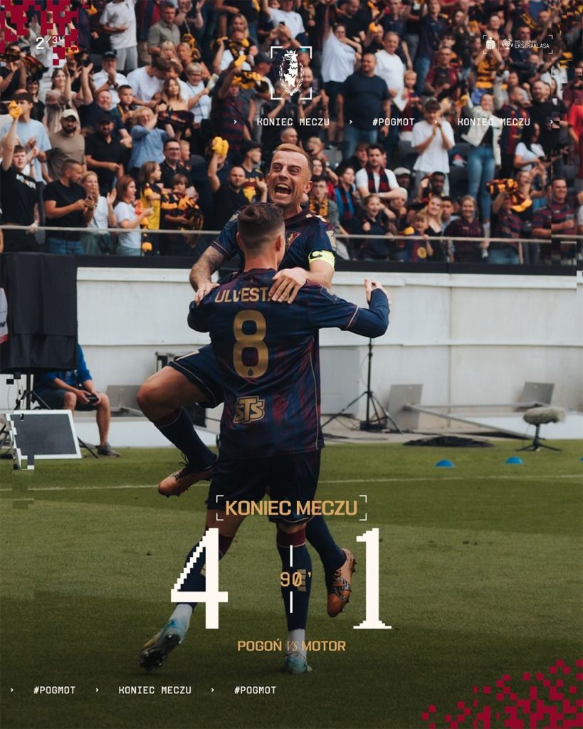 Pogoń Szczecin 4-1 Motor Lublin - wynik meczu