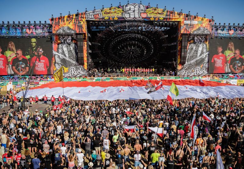 Pol'and'rock 2025 festiwal - koncerty i scena