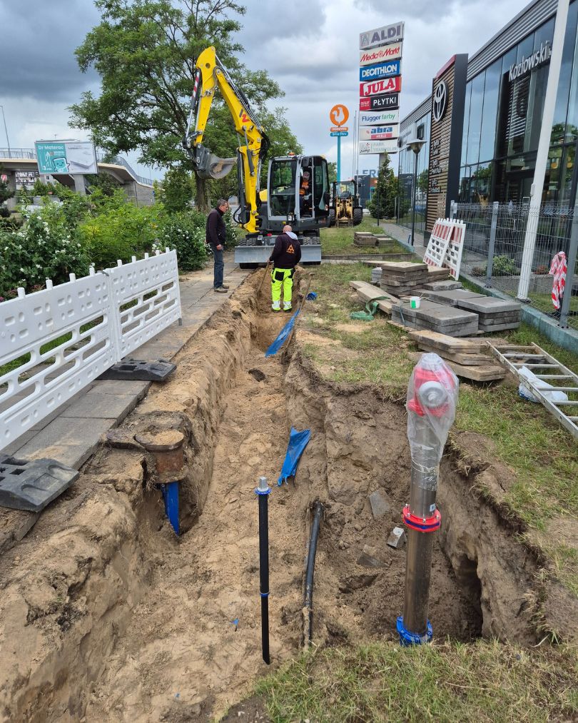 Przebudowa wodociągu na struga