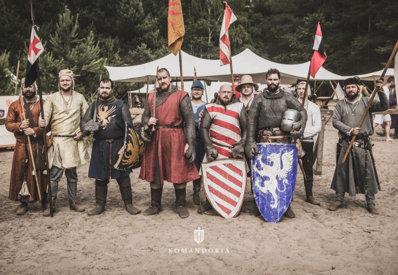 średniowieczna inscenizacja na Templariadzie