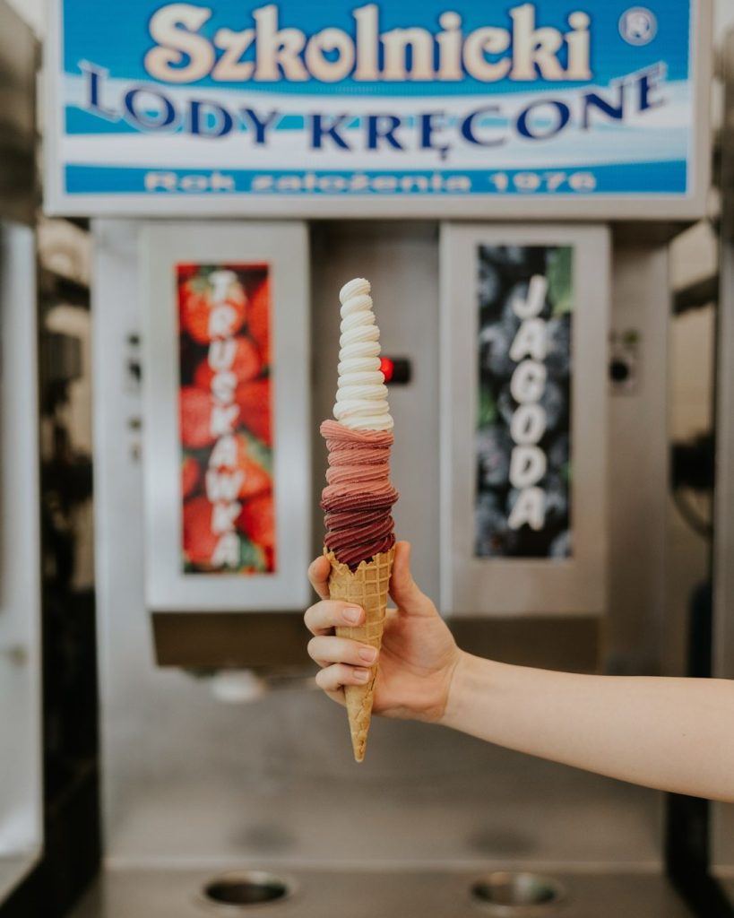 Lody kręcone Szkolnicki