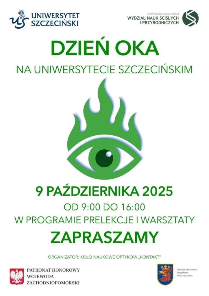 Dzień Oka Szczecin 2025 - plakat wydarzenia