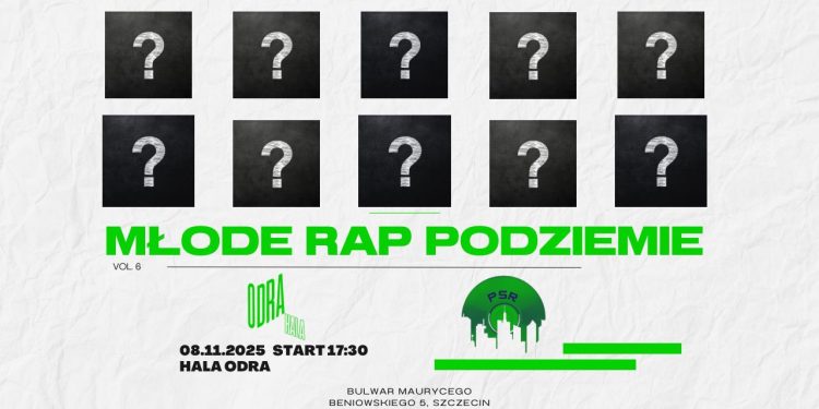 PSR Młode Rap Podziemie vol. 6 w Szczecinie — finał edycji już 8 listopada w Hali Odra