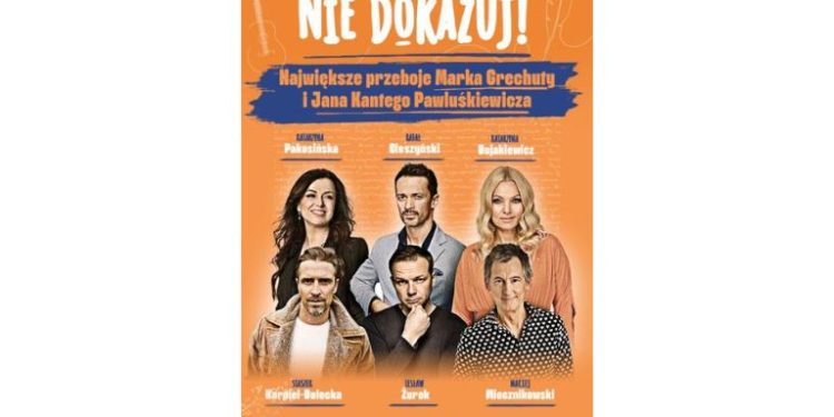 Plakat wydarzenia "Nie dokazuj!"