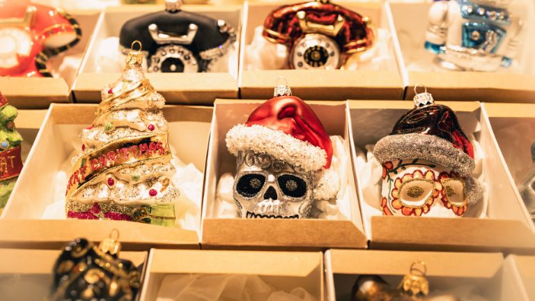 Bombki na Jarmarku Świątecznym w Szczecinie