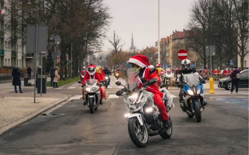 Moto Mikołaje w Szczecinie
