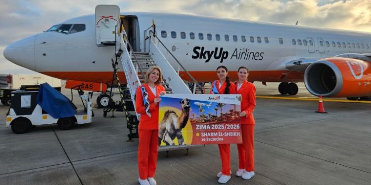 Zimowe czartery z lotniska Szczecin - Goleniów. Inauguracyjny lot do Sharm El-Sheikh