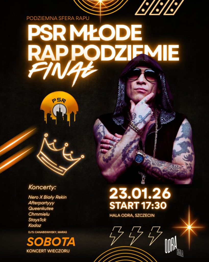 PSR Młode Rap Podziemie Szczecin - koncert Soboty 2026