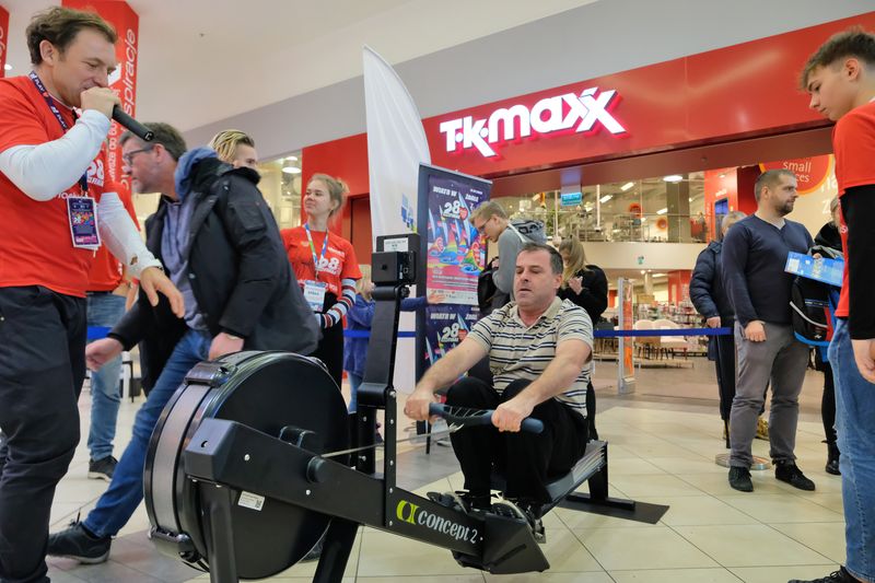 WOŚP - wiosłowanie w Szczecinie