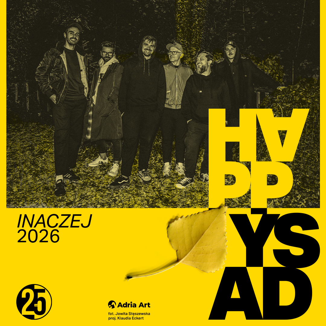 Plakat koncertu Happysad inaczej 2026