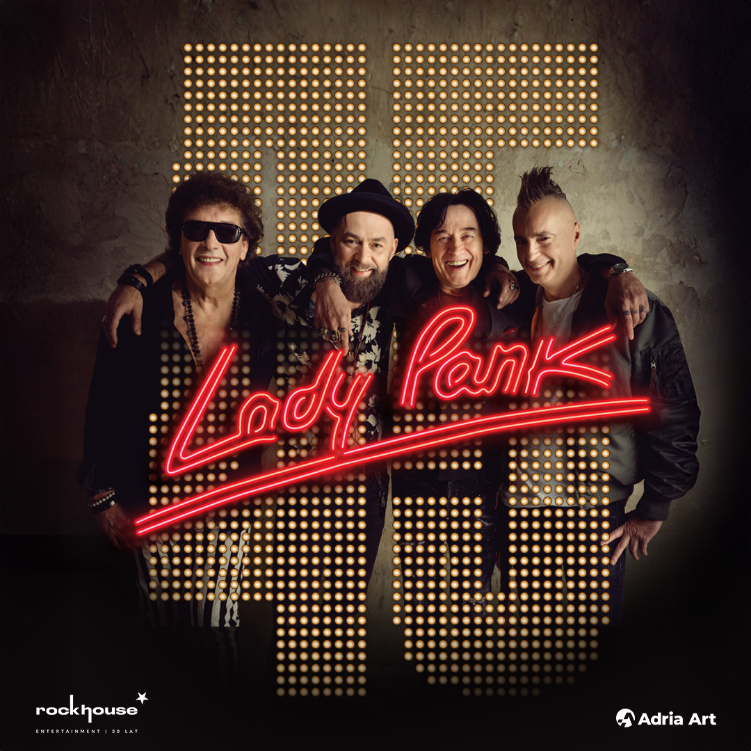 Zdjęcie przedstawia plakat koncertu Lady Pank