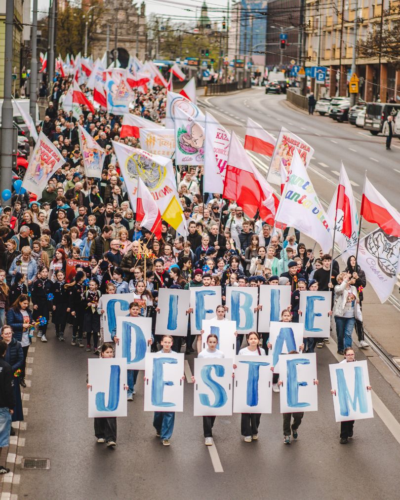 22 marsz dla życia w Szczecinie - relacja z wydarzenia