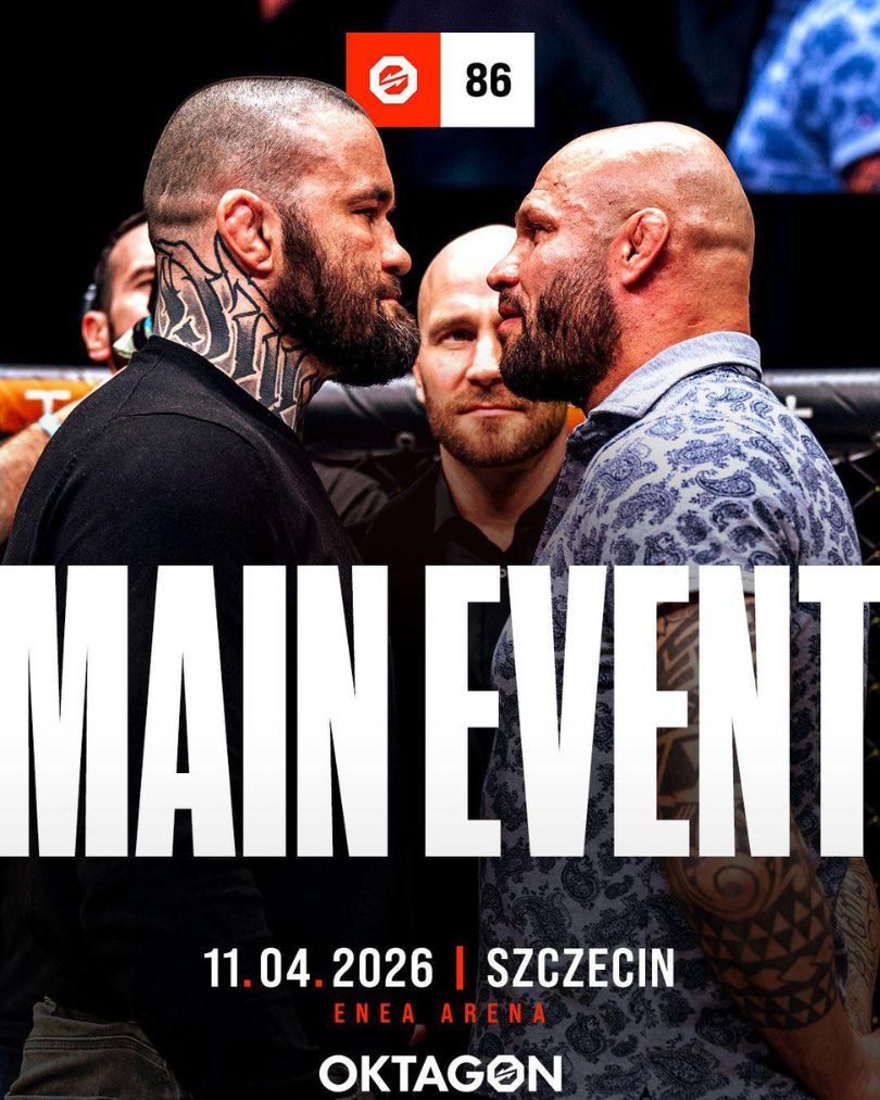 Michał Materla w main evencie gali Oktagon MMA w Szczecinie