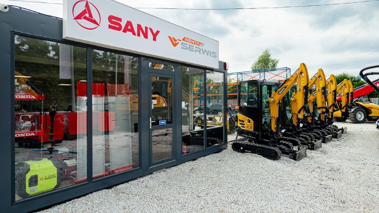 Rental Serwis- koparki i minikoparki. Salon w Szczecinie