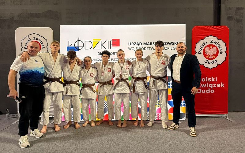 Reprezentacja Akademii Judo w Szczecinie na olimpiadzie młodzieży