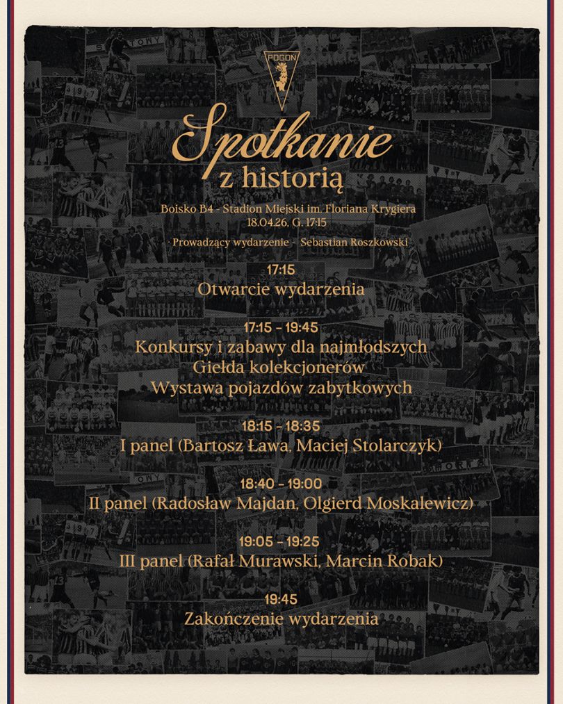 Spotkanie z Historią podczas meczu Pogoń Szczecin - Lech Poznań [program]