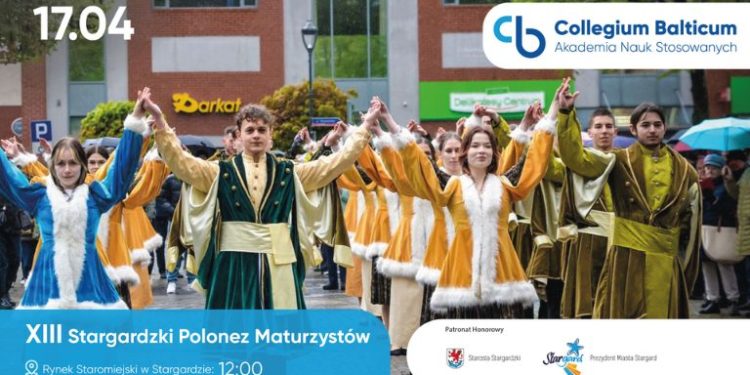 XII Stargardzki Polonez Maturzystów 2026. Stargard znów zatańczy przed maturą!