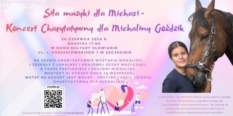 Koncert charytatywny dla Michaliny Goździk Szczecin