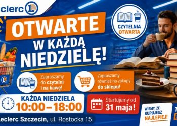 E.Leclerc w Szczecinie stawia na kulturę. W sklepie powstaje czytelnia dostępna także w niedziele (już od 31 maja!)