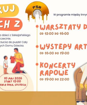 #PODARUJUSMIECHZPSR wraca do Szczecina. 10 maja Hala Odra wypełni się muzyką i chęcią niesienia pomocy dzieciakom!
