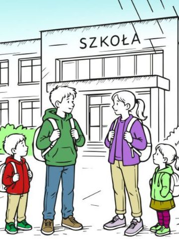 Szkoła z wodą z nieba