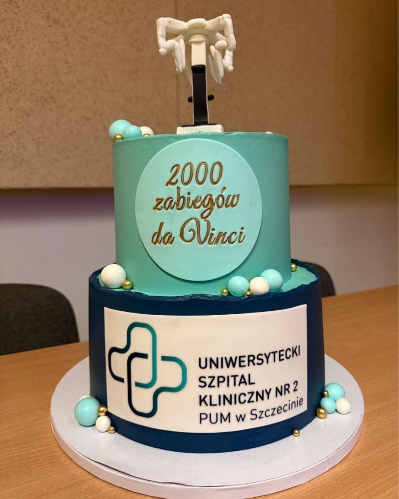 Tort na 2000 zabiegów robotem Da Vinci w Szczecinie