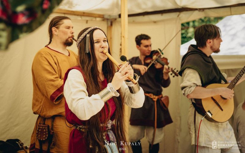 Występ Muzyczny - pokazy, podczas Nocy Kupały