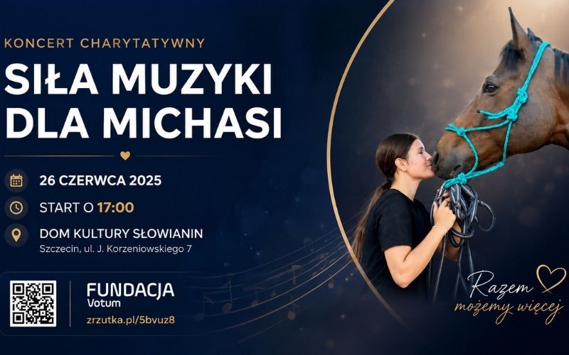 Koncert charytatywny dla Michaliny Goździk w Szczecinie. „Siła Muzyki dla Michasi” już 26 czerwca 2026