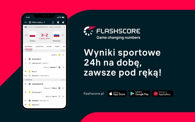 Najszybszy dostęp do świata sportu masz w zasięgu palca - Flashscore