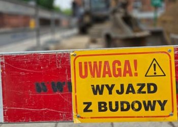 Utrudnienia przy ul. Jagiełły w Szczecinie