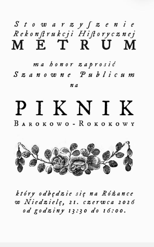 VI Piknik Barokowo-Rokokowy na Różance
