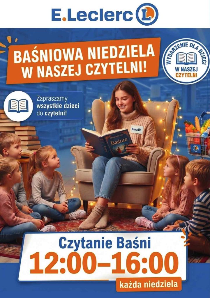 Czytanie Baśni E.Leclerc Szczecin
