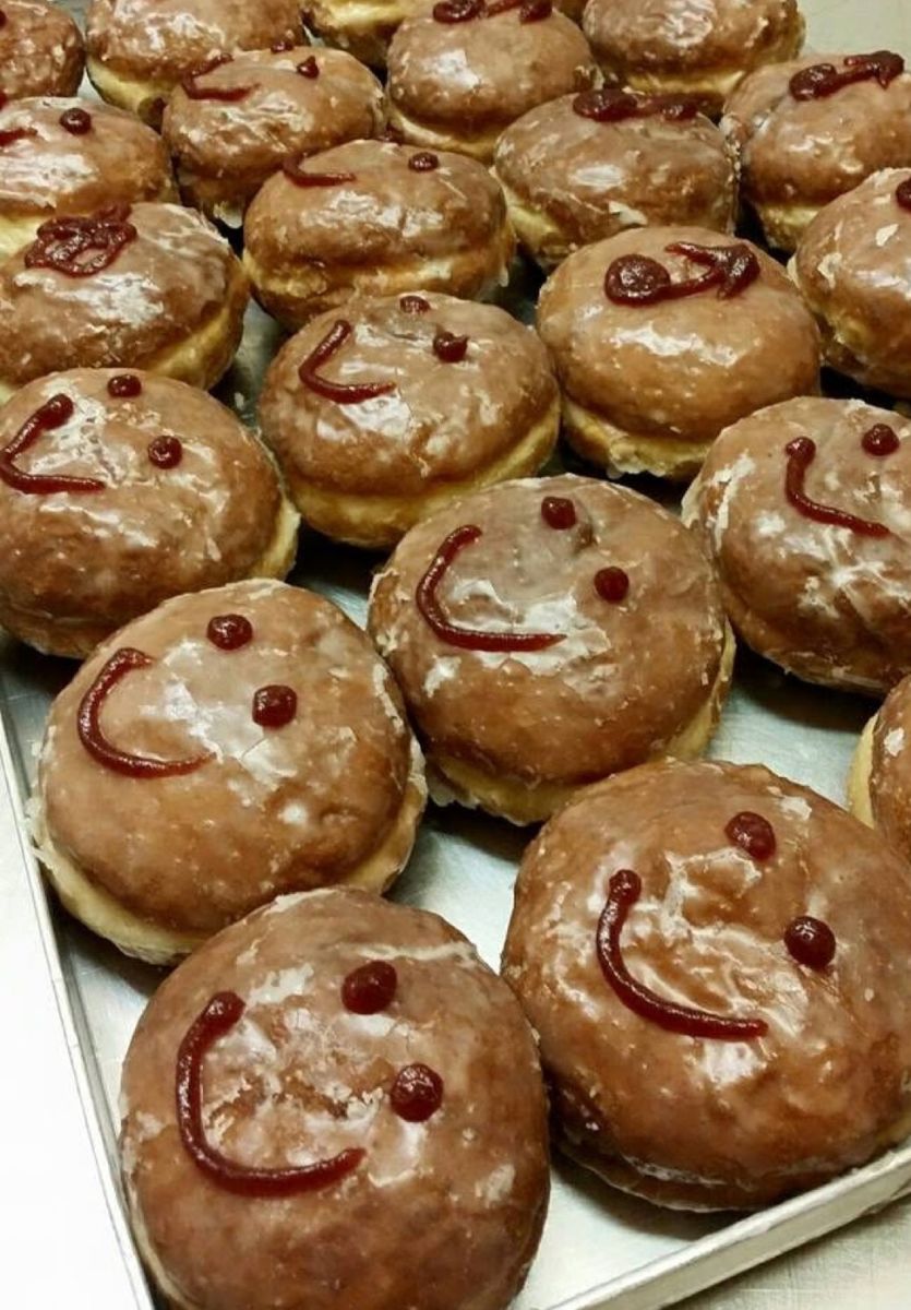 Pączki z piekarni Precelek w Szczecinie