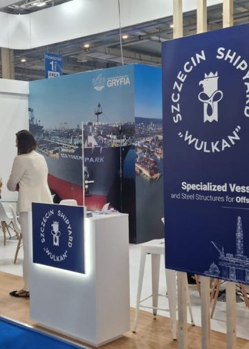 Szczecińskie stocznie pokazały się w Atenach. „Wulkan” i „Gryfia” na jednych z największych targów morskich świata