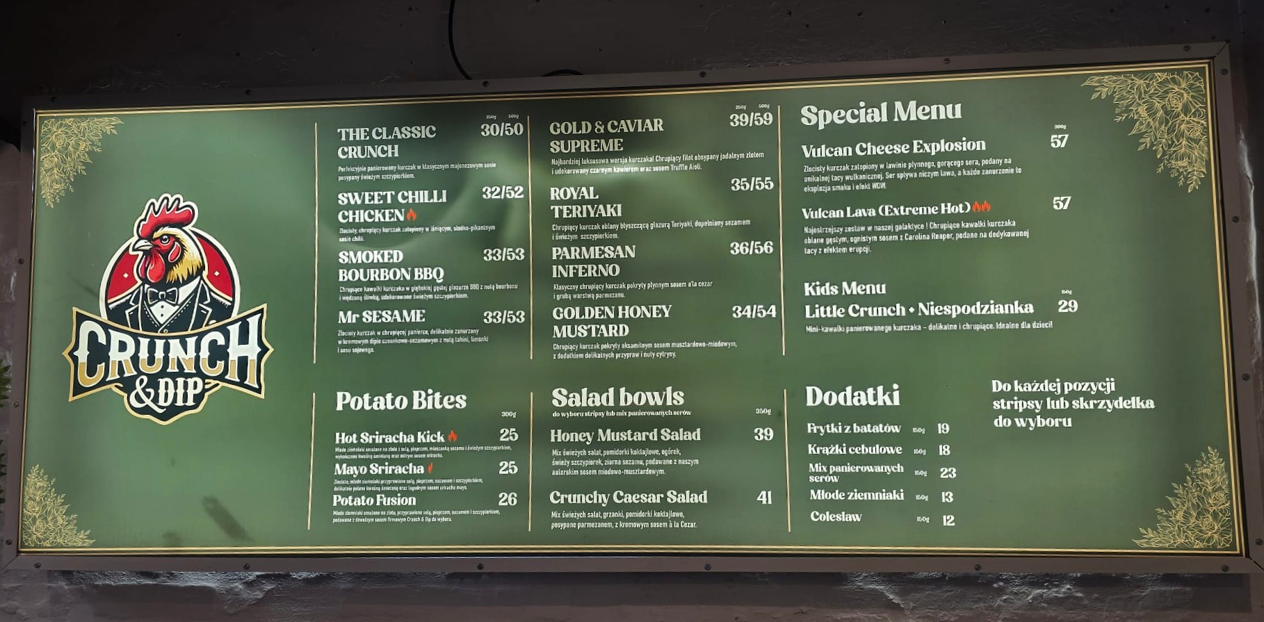 Crunch & Dip Szczecin – street food w Ogrodach Śródmieście