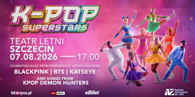 K-Pop Superstars w Szczecinie. Hity BLACKPINK, BTS i KATSEYE zabrzmią w Teatrze Letnim