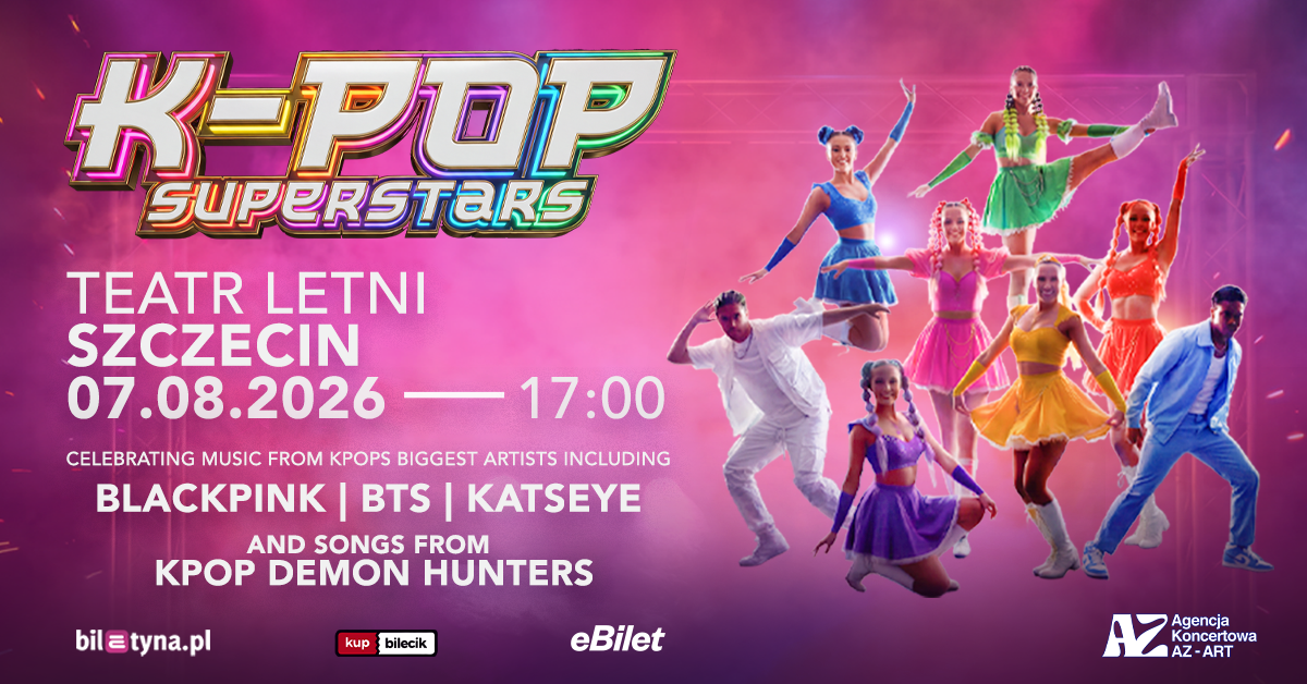 K-Pop Superstars w Szczecinie. Hity BLACKPINK, BTS i KATSEYE zabrzmią w Teatrze Letnim