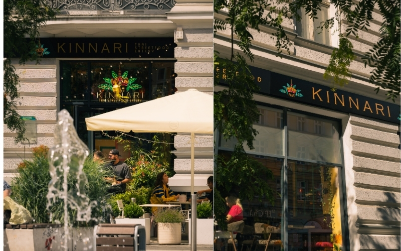 Restauracja Kinnari widok z zewnątrz
