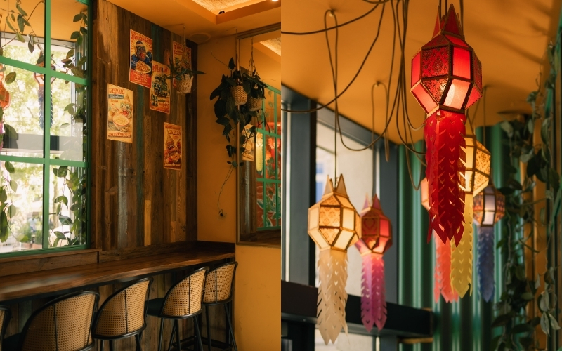 Wystrój restauracji Kinnari