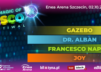 Dr. Alban, Gazebo, Francesco Napoli i Joy już za kilka dni w Szczecinie. The Magic of Disco Festiwal w Enea Arenie