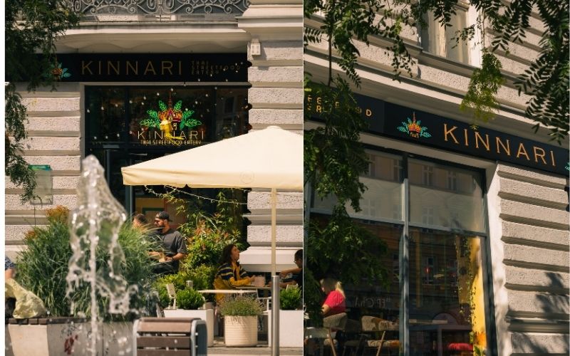 Restauracja Kinnari widok z zewnątrz