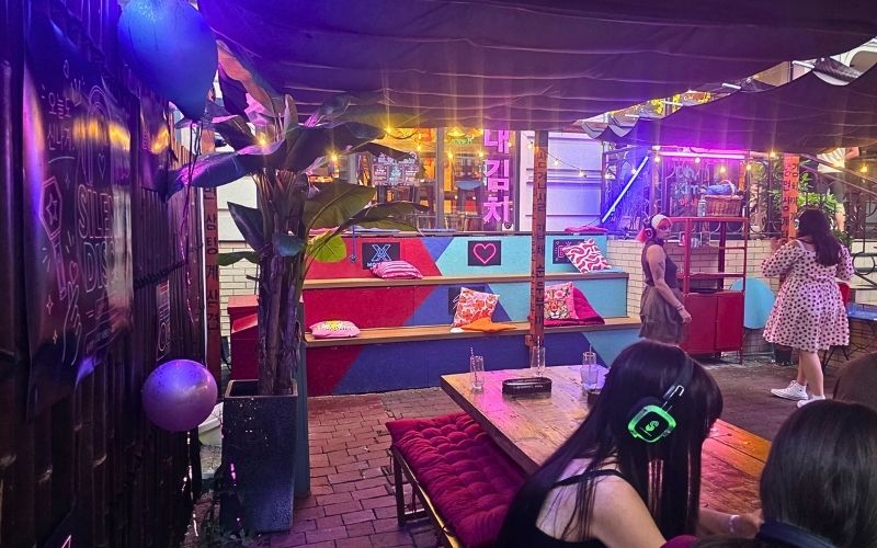 Silent disco na tarasie