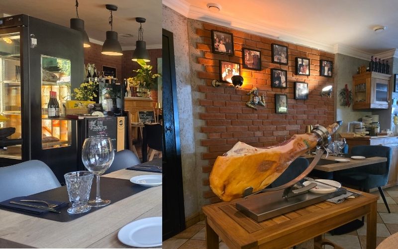 Widok na wnętrze restauracji Emilio