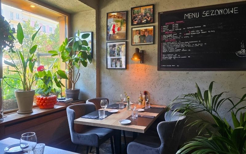 Wnętrze restauracji Emilio