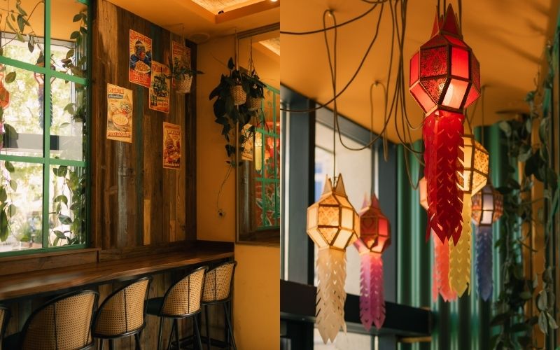Wystrój restauracji Kinnari